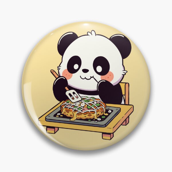 Item preview, Panda eating Okonomiyaki designed and sold by A-ndreas.