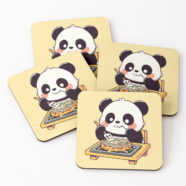 Item preview, Panda eating Okonomiyaki designed and sold by A-ndreas.
