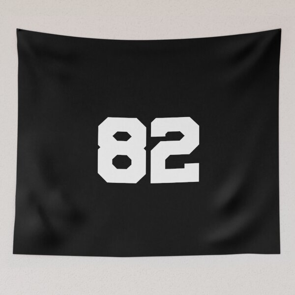 Item preview, 82, eighty-two, white, University designed and sold by Numbers-Art.