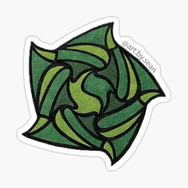 Geometric Star Sticker