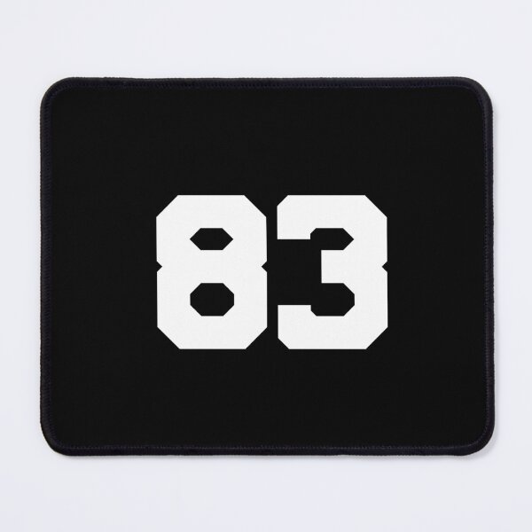 Item preview, 83, eighty-three, white, University designed and sold by Numbers-Art.