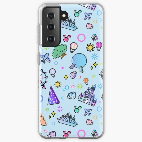 Meet me at my Happy Place Pattern Samsung Galaxy Soft Case