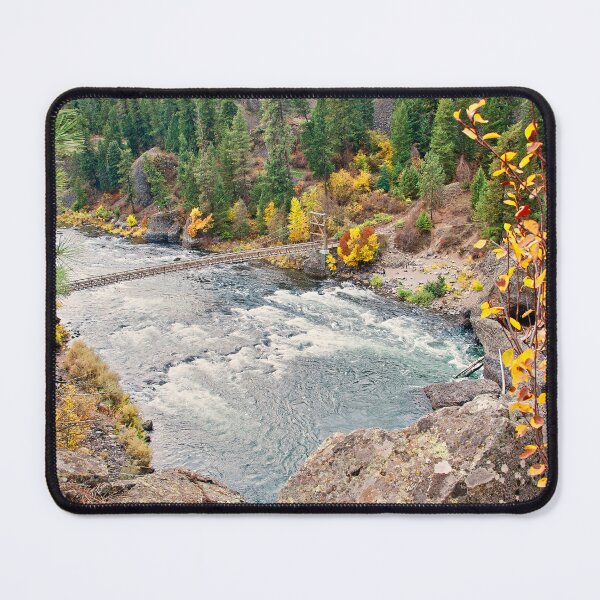 Item preview, Suspension Bridge, Riverside State Park, Bowl & Pitcher designed and sold by Acorns + Oak Photography.