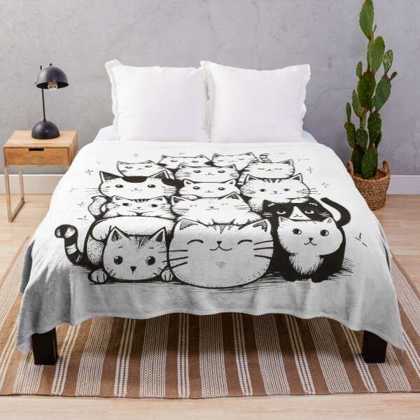 Item preview, Cute Doodle Cats  designed and sold by NicolasGlowArt.