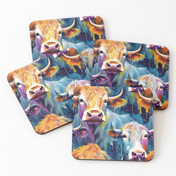 Item preview, Charming Irish Cow Watercolor Painting designed and sold by artsake4.