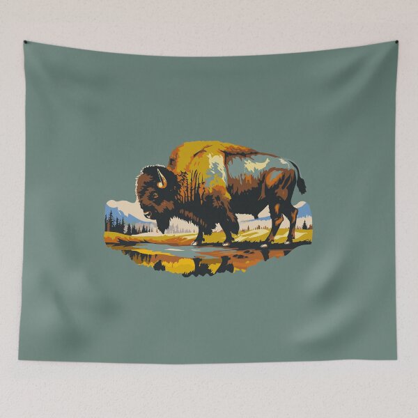 Item preview, Yellowstone Bison National Park Wyoming  designed and sold by Wild-Co.