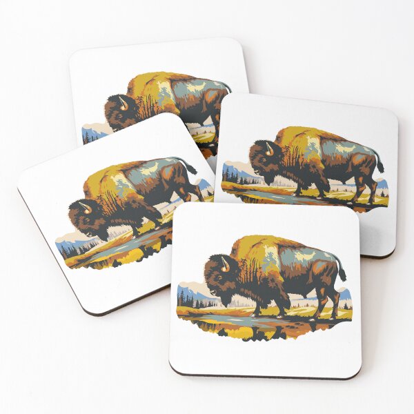 Item preview, Yellowstone Bison National Park Wyoming  designed and sold by Wild-Co.