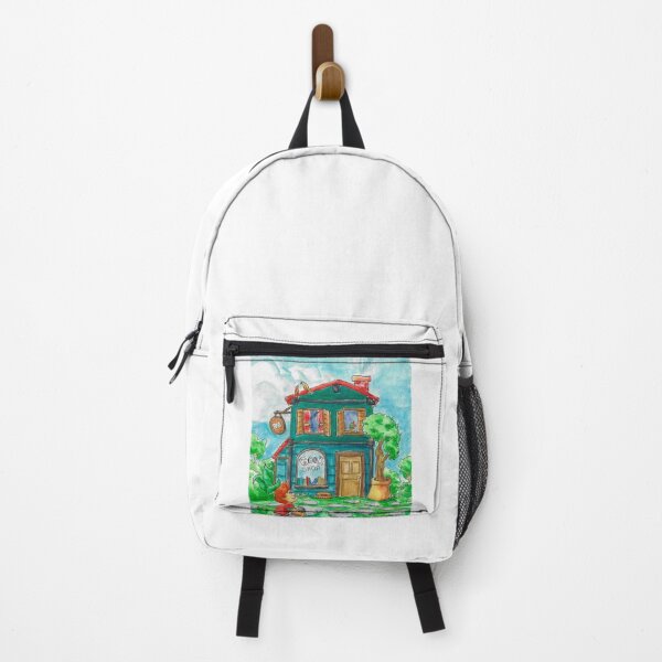 Item preview, Cozy Watercolor Book Shop designed and sold by DoodlesandColor.