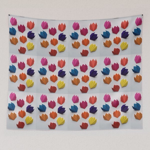 Item preview, Tulip Town, Tulip, Estetic, Origami, Origami Artist, Origami Work designed and sold by colorgallery11.