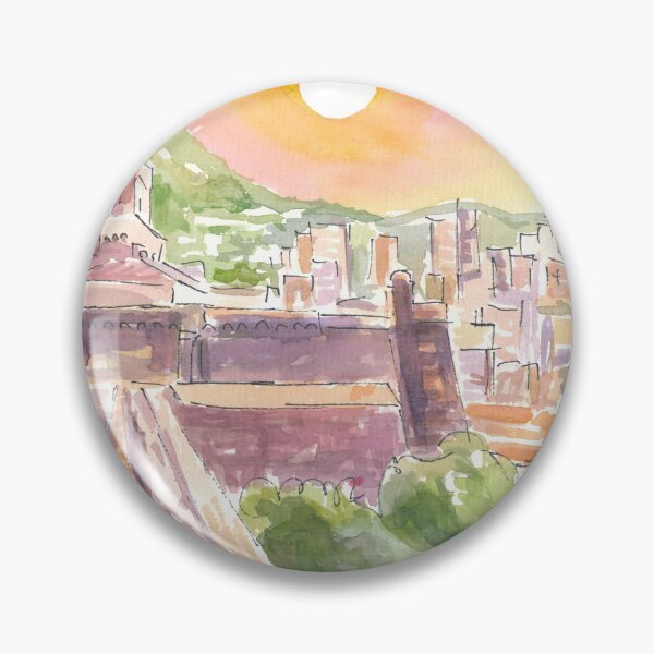 Item preview, Monte Carlo View of City Monaco in Sunlight designed and sold by artshop77.