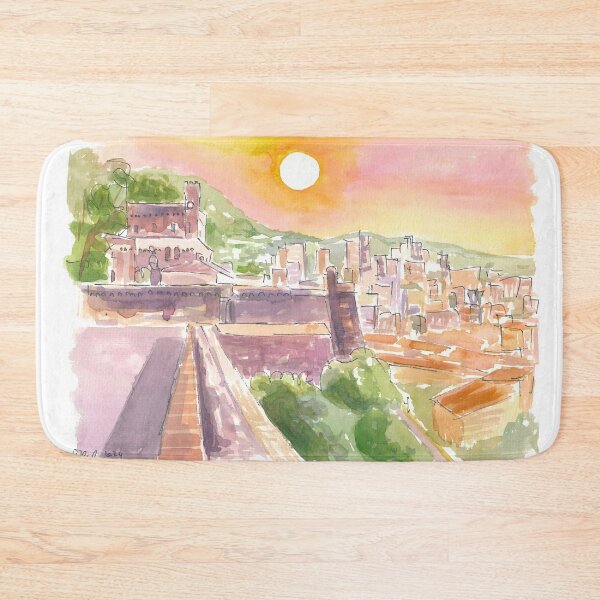 Item preview, Monte Carlo View of City Monaco in Sunlight designed and sold by artshop77.