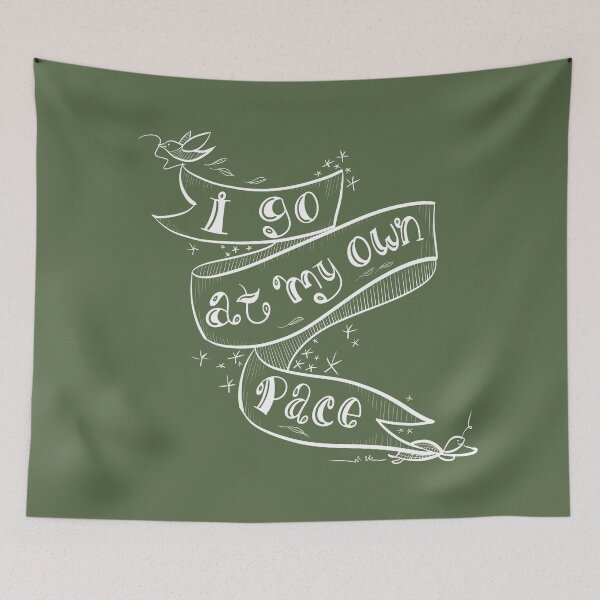 Item preview, I Go at My Own Pace designed and sold by MustardKitty.