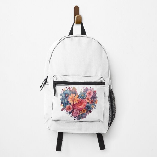Item preview, Heart made of colorful flowers - T-shot designed and sold by barmaz.