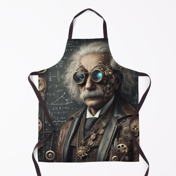 Aperçu de l'œuvre Albert Einstein Steampunk créée et vendue par sevenmountains.