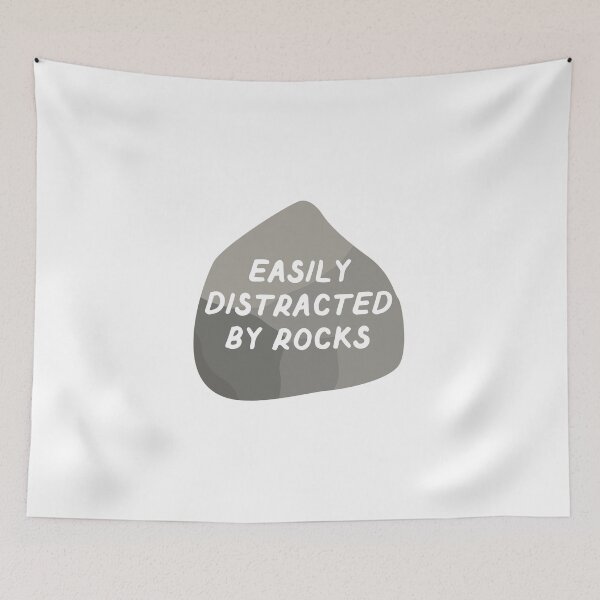 Item preview, distracted by rocks designed and sold by careofjacks.