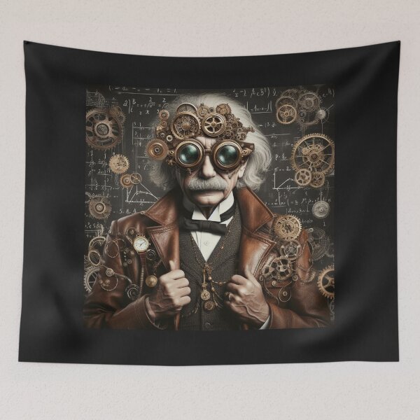 Item preview,  Albert Einstein Steampunk  designed and sold by sevenmountains.