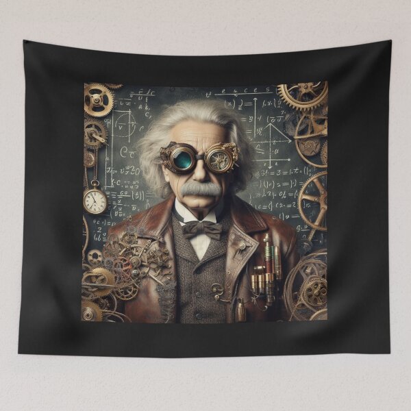 Artikelvorschau, Albert Einstein Steampunk entworfen und verkauft von sevenmountains.