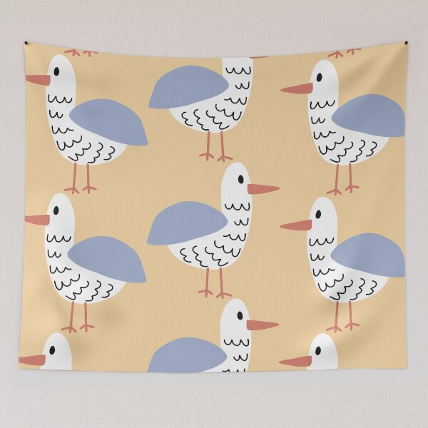 Item preview, Seagull Beach Party Pattern designed and sold by Design Minds Boutique.