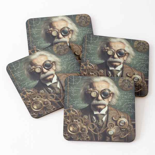 Item preview, Albert Einstein Steampunk designed and sold by sevenmountains.