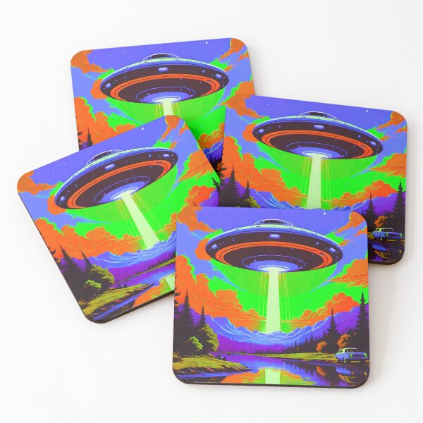 Item preview, Vibrant Extraterrestrial Encounter designed and sold by GrizzlyCollective.