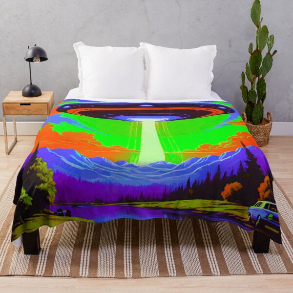 Item preview, Vibrant Extraterrestrial Encounter designed and sold by GrizzlyCollective.