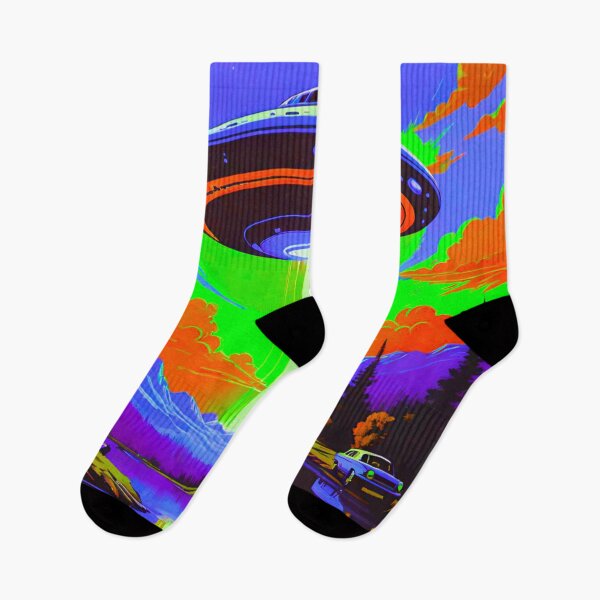 Item preview, Vibrant Extraterrestrial Encounter designed and sold by GrizzlyCollective.