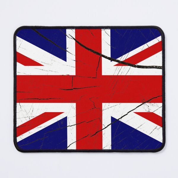 Item preview, Rustic White Red Blue Cross Wood UK Flag designed and sold by Blok45.