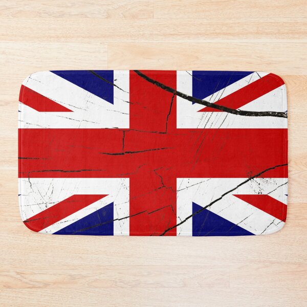 Item preview, Rustic White Red Blue Cross Wood UK Flag designed and sold by Blok45.