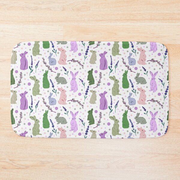 Item preview, Multicolored  bunnies with herbs designed and sold by NayaChu.