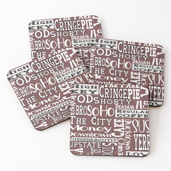 Item preview, Tipografía de la jerga de Nueva York designed and sold by Cobalt Blue Watercolors.