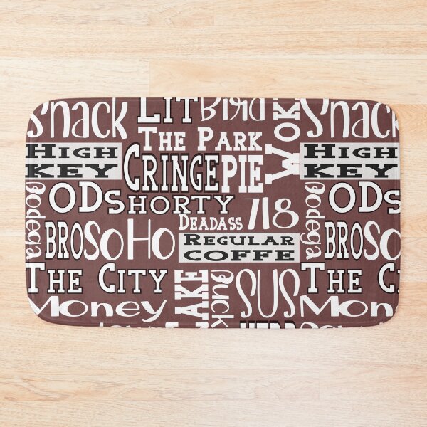 Item preview, New York Slang Typography designed and sold by Cobalt Blue Watercolors.