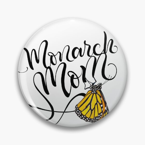 Item preview, Monarch Mom Handlettering with Butterfly Illustration designed and sold by Carleah Unique.