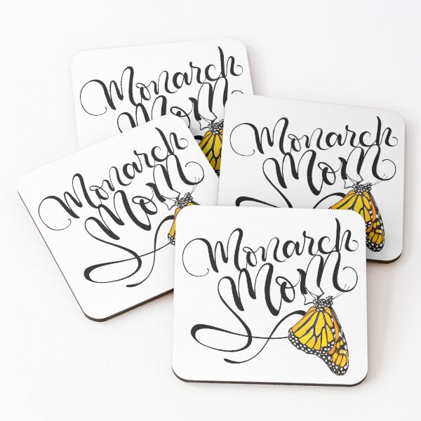 Item preview, Monarch Mom Handlettering with Butterfly Illustration designed and sold by Carleah Unique.
