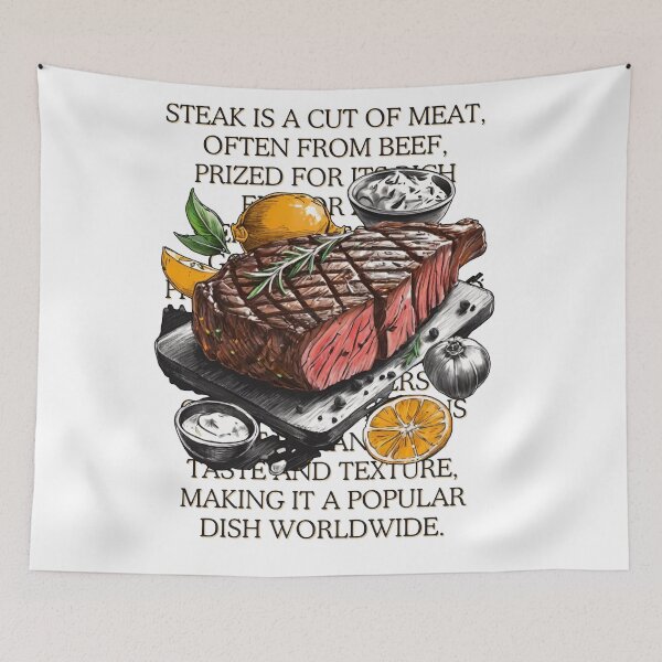 Item preview, Steak vintage sketch by CallisC Arts ⭐⭐⭐⭐⭐ designed and sold by CallisC-Arts.