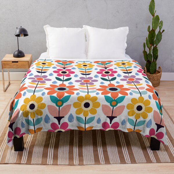 Item preview, Bauhaus Flower Pattern designed and sold by velvetearth.