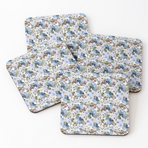 Item preview, Beautiful Garden of Blue Flowers 2 designed and sold by Tsveti Dinkova.