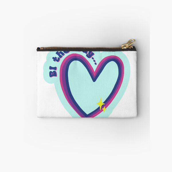 Item preview, BI THE WAY Bisexuality Bi Awareness Bi Pride LGBTQ+ Bi Rainbow Sticker designed and sold by SandriaSays.