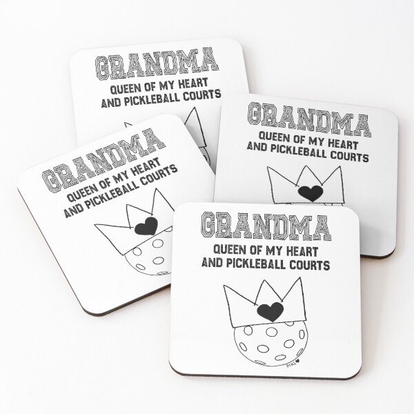 Item preview, Grandma Queen of My Heart and Pickleball Courts designed and sold by PiklLove.