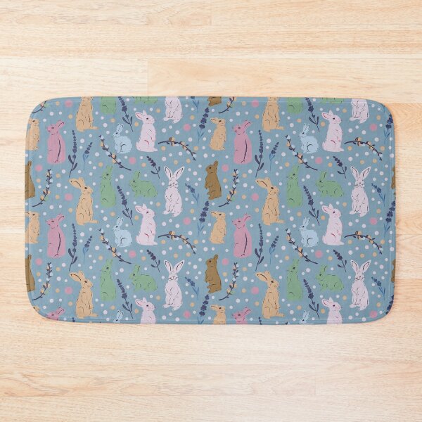 Item preview, Multicolored  bunnies with herbs designed and sold by NayaChu.