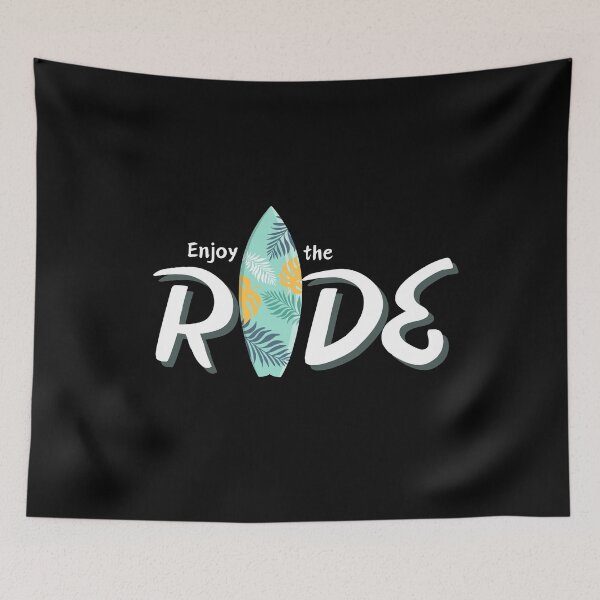Item preview, Enjoy the Ride Surfboard  designed and sold by SunandShade.