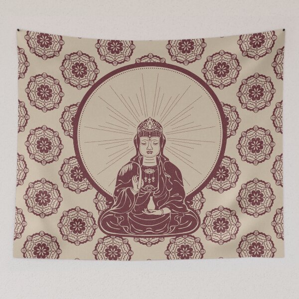 Item preview, Kuan Yin Sattva - Dove + Wine designed and sold by Irene Estelle.