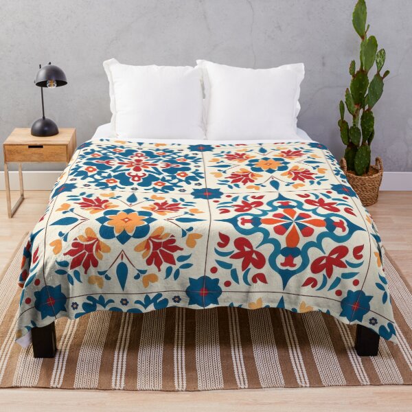 Item preview, Spanish Tile Essence, Azulejo-Inspired Pattern designed and sold by VoyteksDesigns.
