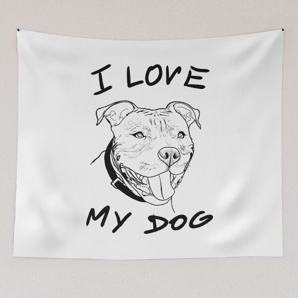 Item preview, I love my dog designed and sold by Hot-Mess-Zone.
