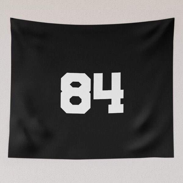 Item preview, 84, eighty-four, white, University designed and sold by Numbers-Art.