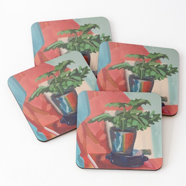 Item preview, Cool rainbow flower pot with books designed and sold by HappyFriendsArt.