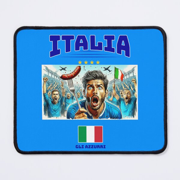 Item preview, Italia Fans Euro24, sausage on a Fork. Italy designed and sold by Get-Forked.