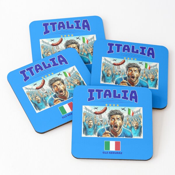 Item preview, Italia Fans Euro24, sausage on a Fork. Italy designed and sold by Get-Forked.