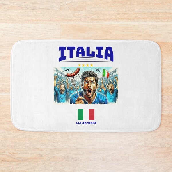 Item preview, Italia Fans Euro24, sausage on a Fork. Italy designed and sold by Get-Forked.