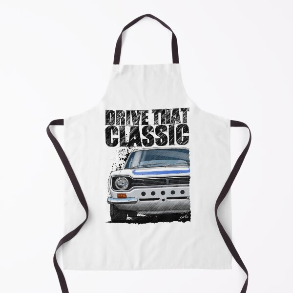 Item preview, Drive That Classic featuring the Iconic Ford Escort mk1 RS2000 in white (Light Background) designed and sold by Petrolhead T-Shirts and Art.