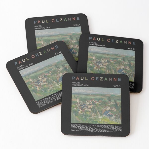 Artikelvorschau, Paul Cezanne - Auvers, Panoramablick entworfen und verkauft von Felipe Hora.